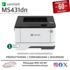 Impresora Láser Monocromática Lexmark MS431dn